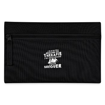 Thérapie - naviguer - Trousse - noir - Devant