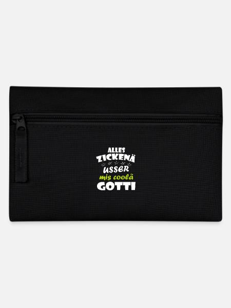 coole gotti - Federtasche - Schwarz