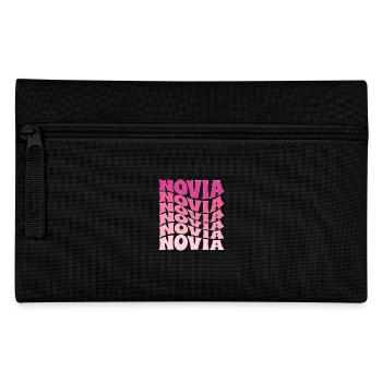 Novia Girlfriend Engagement Bridal Shower Wedding - Pencil Case - black - Front