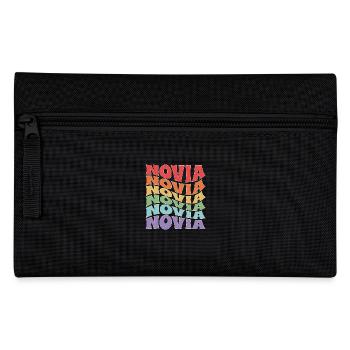 Novia Girlfriend Engagement Bridal Shower Wedding - Pencil Case - black - Front