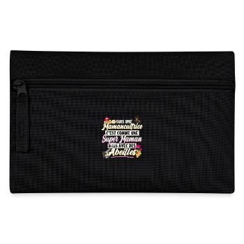 Super maman apicultrice cadeau fête des mères - Trousse - noir - Devant