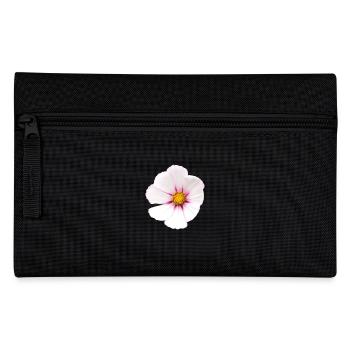 White Flower Cosmea - Pencil Case - black - Front