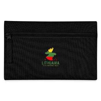 Lithuania Lithuanian Vilnius - Pencil Case - black - Front