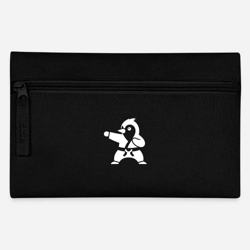 Pingouin Karaté Arts Martiaux Arts Martiaux Silhouette - Trousse - noir