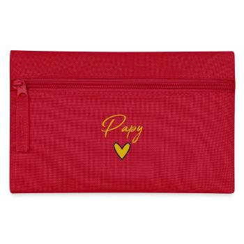 GRANDPA. DAD. FATHER'S DAY. HAPPY FATHER'S DAY. GOOD - Pencil Case - red - Front