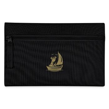 Pug Silhouette Voilier Minimaliste - Trousse - noir - Devant