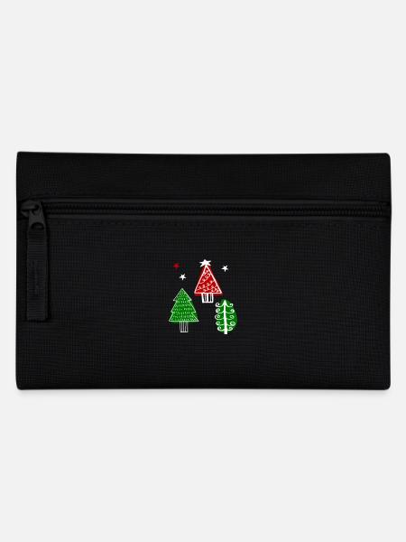 Weihnachten Tannenbaum - Federtasche - Schwarz