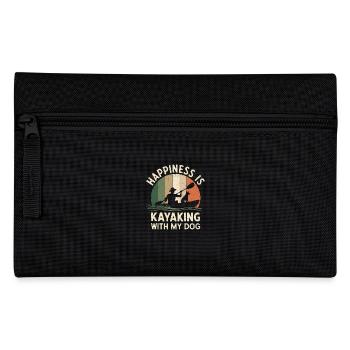 Perfect for kayak fans with dogs - Pencil Case - black - Front