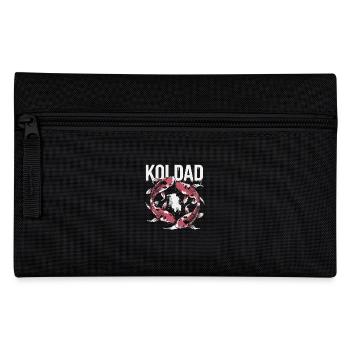 Message humoristique pour les amateurs de carpes koï - Trousse - noir - Devant