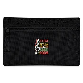 Witziges Design für Musiker - Federtasche - Schwarz - Vorne