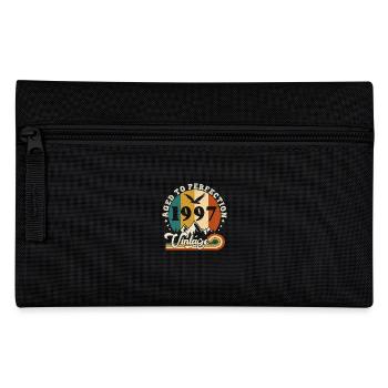 Vintage Birthday in 1998 - Birthday 2025. - Pencil Case - black - Front