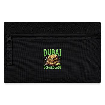 Dubai-Schokolade - Schokolade-Spass - Federtasche - Schwarz - Vorne