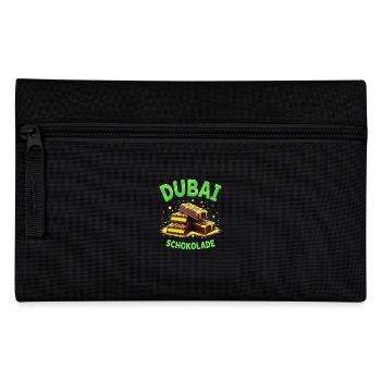 Dubai-Schokolade - Schokolade-Spass - Federtasche - Schwarz - Vorne