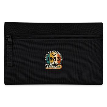 Vintage Birthday in 1984 - Birthday 2025. - Pencil Case - black - Front