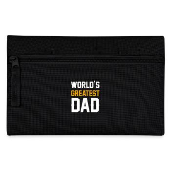 Best Dad Father´s Day Husband Men Daddy Father Man - Pencil Case - black - Front