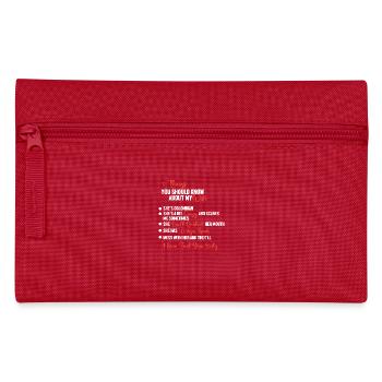 Kolumbien - Federtasche - Rot - Vorne
