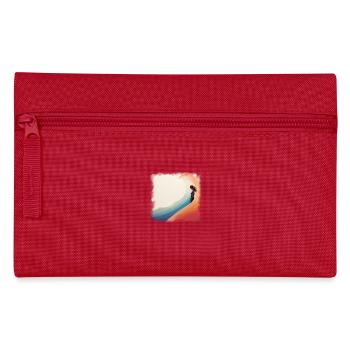 Les filles surfent – style rétro ! - Trousse - rouge - Devant