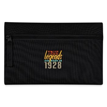 Les vrais légendes sont nés en 1928. Année 2025. - Trousse - noir - Devant