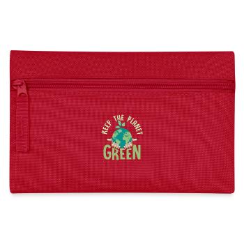 Keep The Planet Green Planet Earth Day - Federtasche - Rot - Vorne