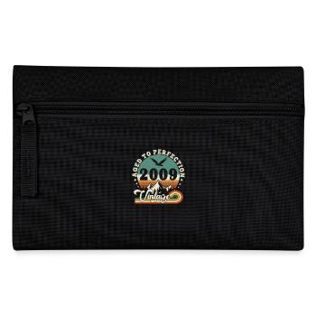 Aged to perfection 2009 Retro -Edition 2025. - Pencil Case - black - Front