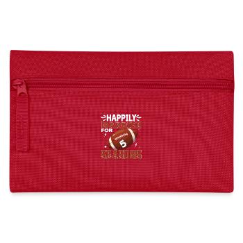 Happily married for 5 seasons - Pencil Case - red - Front