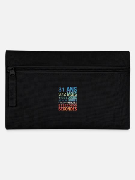 31 Ans en Chiffres – Design Anniversaire - Pencil Case - black