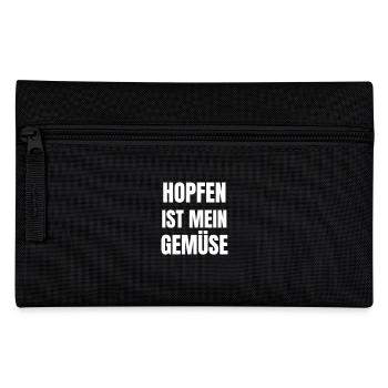Hopfen ist mein Gemüse. - Federtasche - Schwarz - Vorne