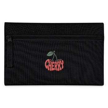 Cerise - Logo de fruit cool - Trousse - noir - Devant