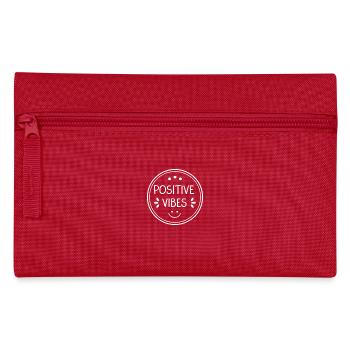Positive vibes - Trousse - rouge - Devant