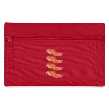 Bacon Bacon Bacon - Pencil Case - red - Front