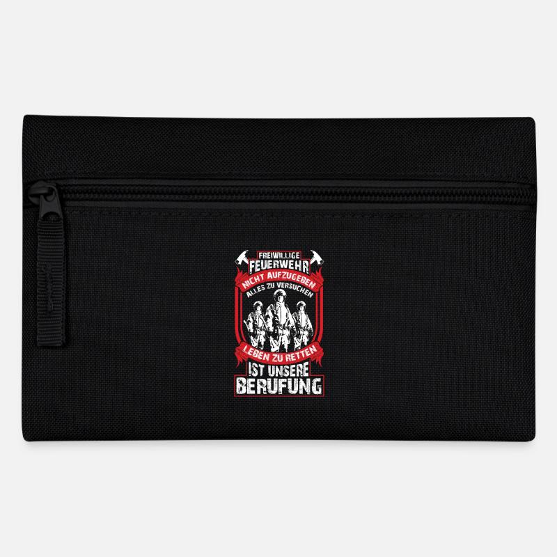 Feuerwehr - Federtasche - Schwarz