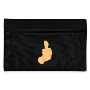 Pouce vers le haut Symbole Positif - Trousse - noir - Devant