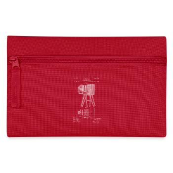 Vintage Camera Old School Design - Pencil Case - red - Front