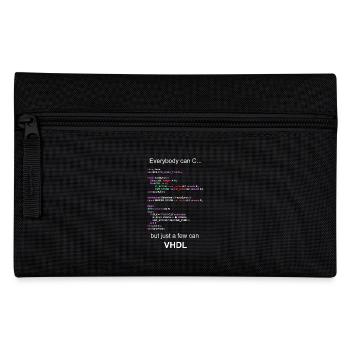 VHDL HDL FPGA Developer Electrical Engineering Engineer - Pencil Case - black - Front