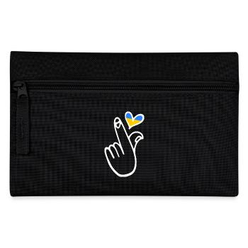 Ukraine - Federtasche - Schwarz - Vorne