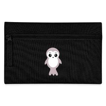 Kawaii Seal Seals Seals Seals Animals Kawaii - Pencil Case - black - Front