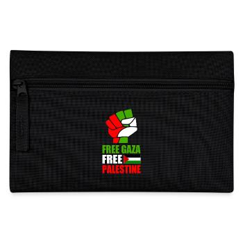 Free gaza Free palestine - Federtasche - Schwarz - Vorne