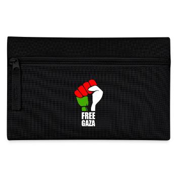 Free gaza - Pencil Case - black - Front