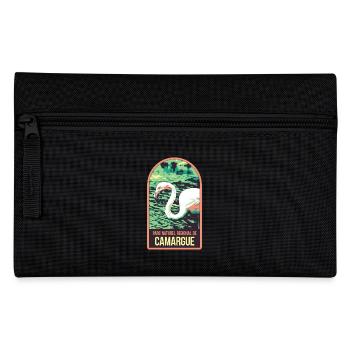 Flamand Rose Camargue : Nature Enchantée - Trousse - noir - Devant