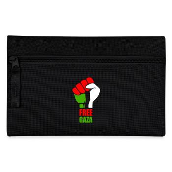 Save gaza - Pencil Case - black - Front