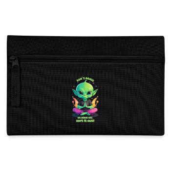 Cute Alien régule cela ! - Trousse - noir - Devant