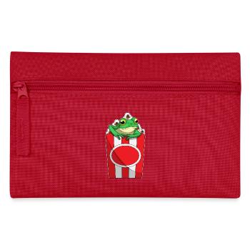 Maïs soufflé grenouille - Trousse - rouge - Devant