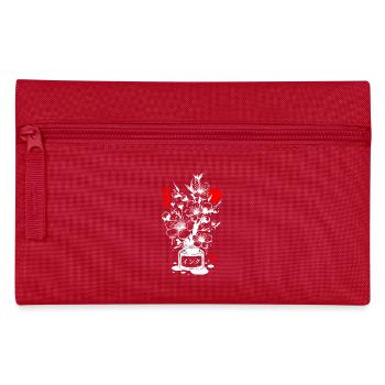 Encre cerisier japonais - blanc - Trousse - rouge - Devant