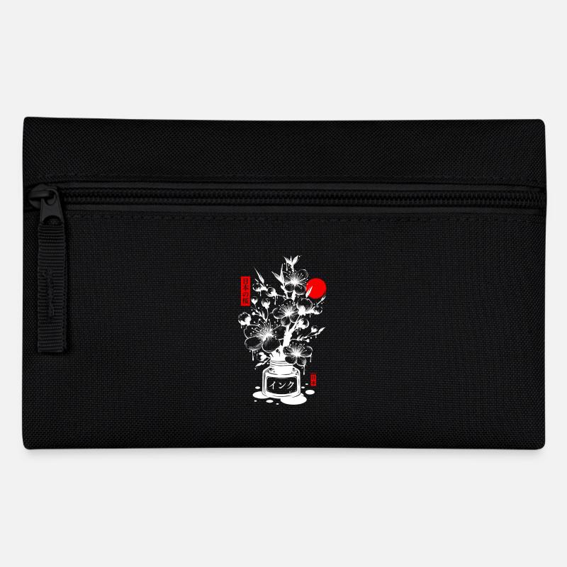 Encre cerisier japonais - blanc - Trousse - noir