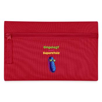 Mariné et super fier - Trousse - rouge - Devant