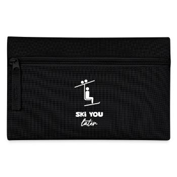 Skiez plus tard - Trousse - noir - Devant