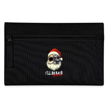Cyber Père Noël Terminator Je SERAI DE RETOUR - Trousse - noir - Devant