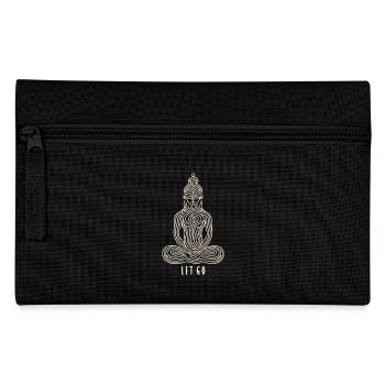 Let Go | Buddhistisches Meditations-Logo - Federtasche - Schwarz - Vorne