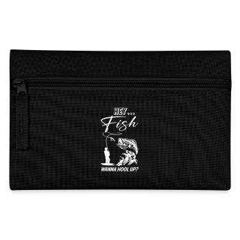 Hey Fish veut pêcher - Trousse - noir - Devant