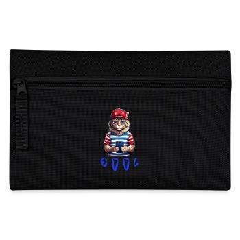 Chat cool - Trousse - noir - Devant